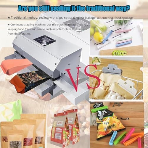 Automatic Heat Sealer Machine for Plastic Packing Bags, Commercial Grade — view 5