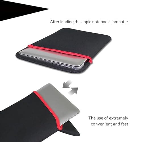 Laptop Case Protective Soft Padded Sleeve Cover Carrying Computer Bag, Compatible with Tablet PC, Apple iPad Air Pro, Microsoft Surface Go (10") — view 5