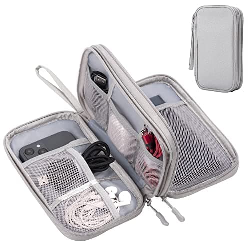 Arae Travel Essentials Electronic Organizer Double Layer - Gray, M