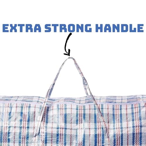 5 PACK Strong Extra large Jumbo Storage Laundry zipped bag Reusable 60 x 60cm — view 5