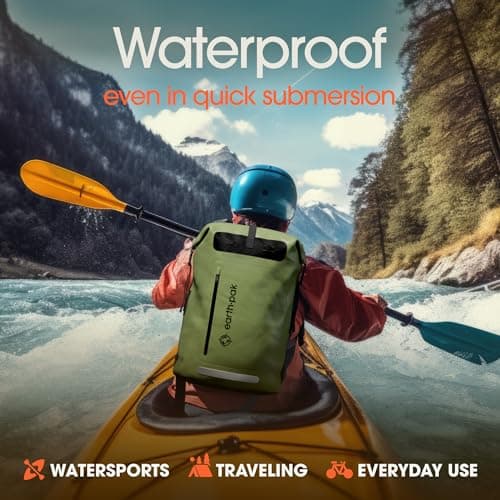 Waterproof Dry Bag 55L - Roll Top Sack for Kayaking Sailing Boating — view 3