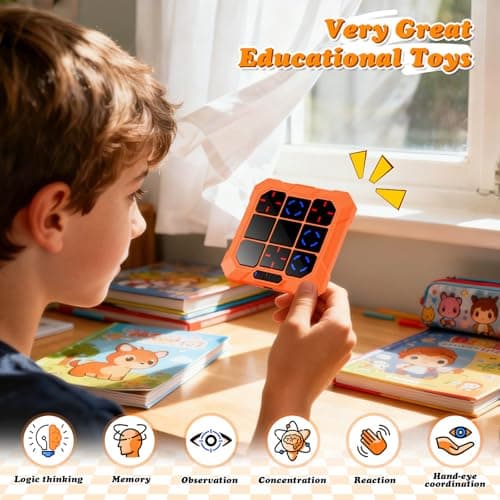 BlueSwan 6-in-1 Tic Tac Toe Game, Electronic Noughts and Crosses — view 4