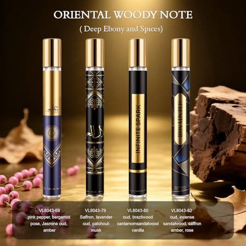 Cologne for Men, 10 Pack 35ml Perfume Set Gifts, Mens Cologne Sampler Sets, Travel Size Mini Perfume, Woody Leathery Fruity Floral Notes, Mens Gifts for Fathers Day Christmas Valentines Birthday — view 2