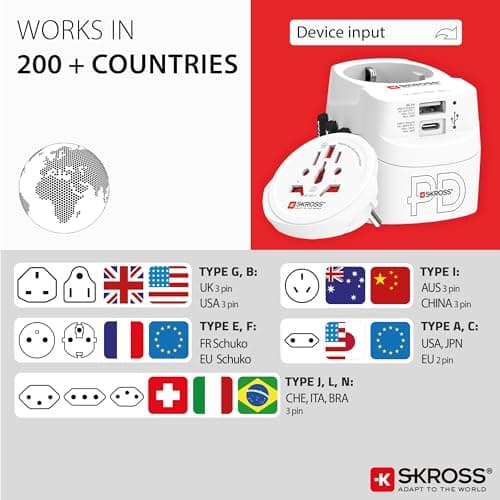 SKROSS PRO Light AC30PD - World, Universal Travel Adapter — view 3