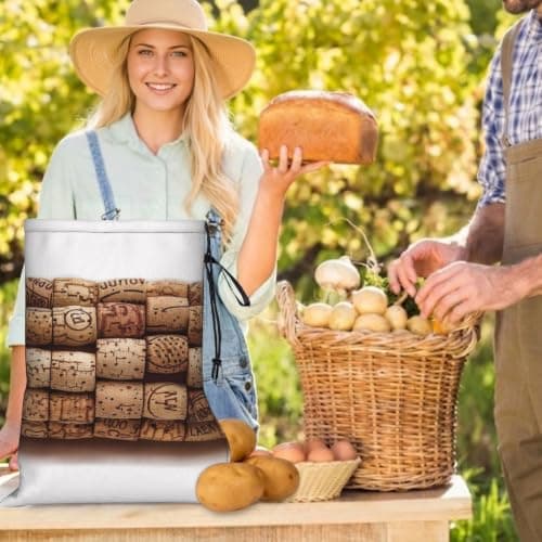 Wine cork Potato Onion Storage Bags 41x29 cm — view 6