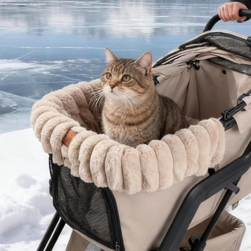 Pet Stroller Cushion Warm Plush Mat Blanket — view 6