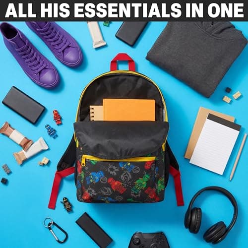 Get Trend Lego Ninjago Boys Large Backpack 46cm, Padded Straps School Bag — view 6