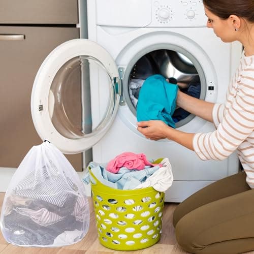 Mesh Laundry Bag 50 x 70 cm, Reusable Laundry Bags for Delicates — view 6