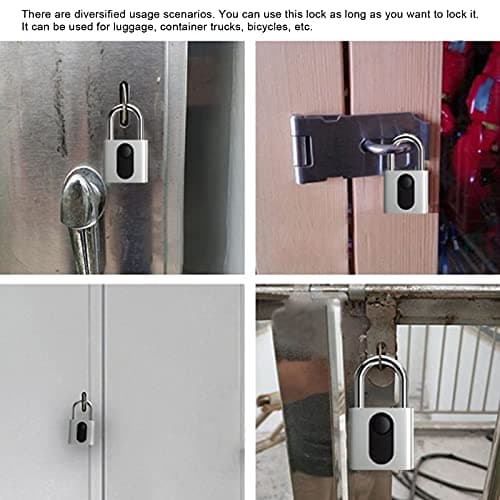 OEBUAFI IP65 Fingerprint Bluetooth APP Lock Permanent Authorization for Luggage, Portable USB Charger for Dormitory, High‑Resolution Module for Warehouse — view 5