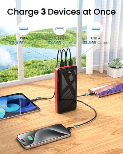 22.5W Fast Charging Power Bank 27000mAh Portable Charger — view 4
