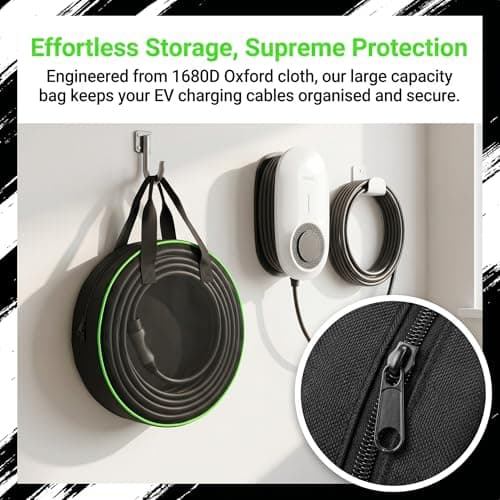 ROVENLIFEGO EV Charging Cable Bag, Black — view 4