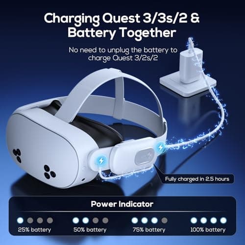 Kinwin VR Battery Pack for Meta Quest 3/3S/2, 18W Fast Charging — view 6