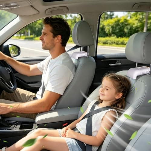Car Backseat Fan Wireless USB Charging — view 2