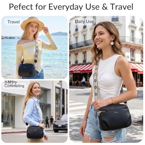 HILAEX Crossbody Bags for Women RFID Blocking & Anti-Theft Function — view 2