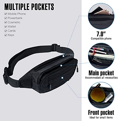 Waterfly Bumbags Waist Fanny Pack Ladies Bum Bag Men Women — view 2