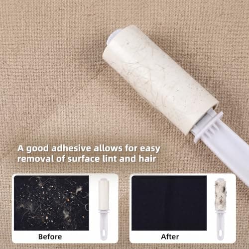Sorcristy Mini Lint Roller with 4 Refills, Lint Roller for Clothes — view 3