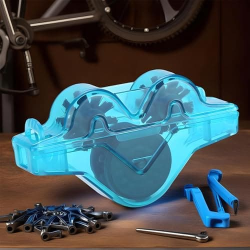 Tuxuseo Bicycle Chain Cleaner Set, Complete Set with Chain Cleaner, Waterproof Bicycle Accessories for Touring, Fitness, Road Bike, Travel and Workshop — view 3