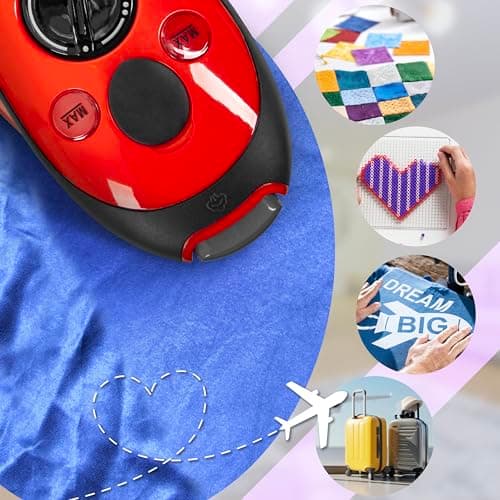 Duronic Travel Iron SI2 BK 375W Mini Irons with Variable Temperature Portable 50ml Black Steam Iron For Holiday Quilting Crafts Compact Design for Travelling — view 6