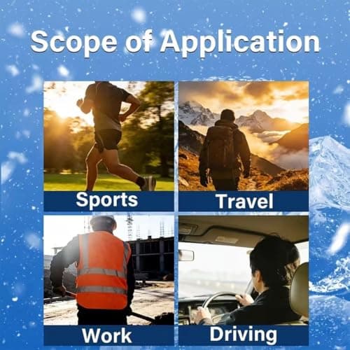 Cooling Mist Spray, Cooling Spray for Car, Instant Heat Relief, Air Refresh Cooling Spray for Quick Cooldown for Long Driving Commuting Travel Road Trip (A) — view 3