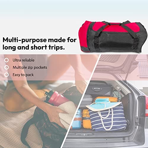 iN Suitcase Large - Foldable Wheeled Holdall - Travel Bag with Wheels — view 4