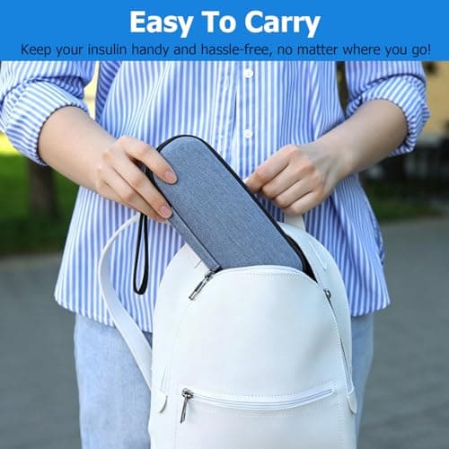 Insulin Cooler Travel Case with 2 Ice Packs, Insulin Pen Case — view 6