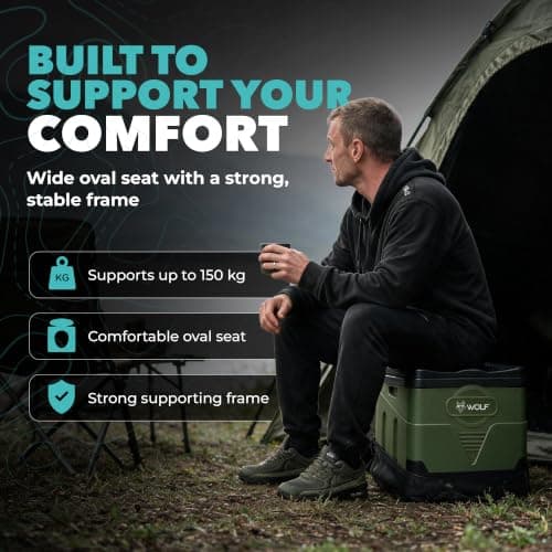 Wolf Outdoors Portable Camping Toilet | Foldable 1.3kg Travel Toilet — view 5