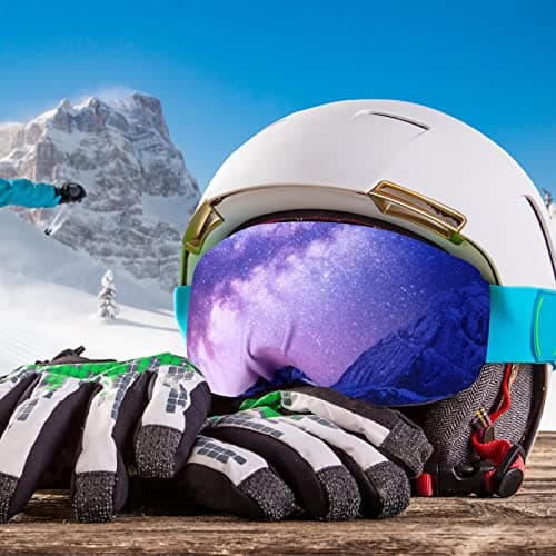 Civaner 6 Pcs Ski Goggle Cover, Microfiber Protective Sleeve,Night Sky — view 6