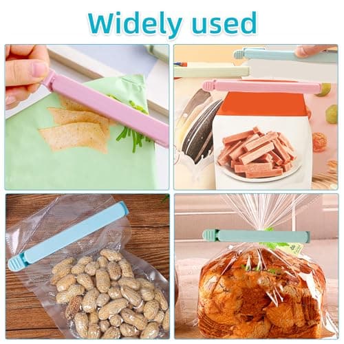 10 Pack Large Food Bag Clips, Clip Closure Bag,Sturdy Plastic Food Clips — view 5