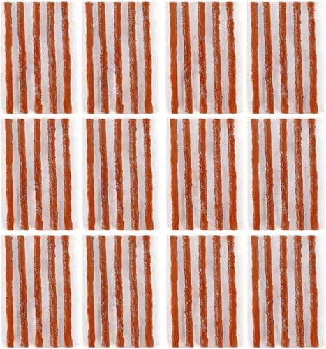PUIBERS 100Pcs Tyre Repair Plugs, Heavy Duty Tyre Repair Kit, Universal Emergency Puncture Repair Rubber Strips for Car, Motorcycle, ATV, Truck, SUV — view 6