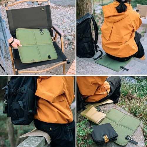Merzio 2-Pack Folding Sit Mat, Portable Seat & Waterproof Seat Cushions — view 5