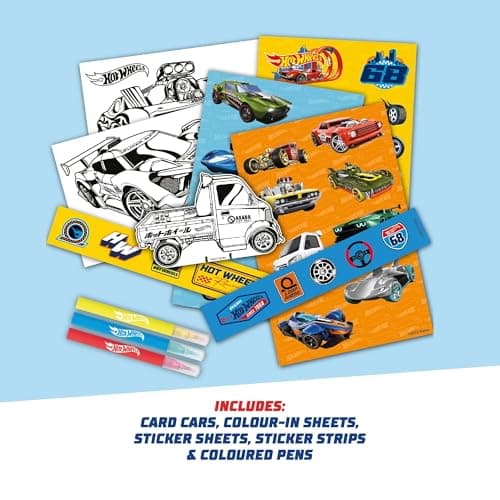 Hot Wheels Licenced Sticker Craft Activity Set, 40 Pieces, Age 3+ - 6 Pack — view 3
