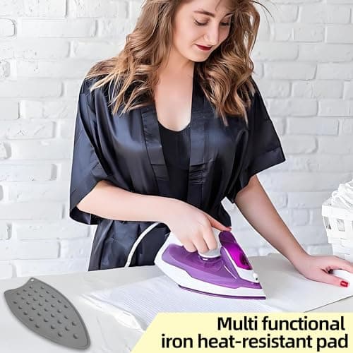 Bansusu 1 Pc Ironing Mat Multipurpose Iron Hot Silicone Rubber Resistant — view 4