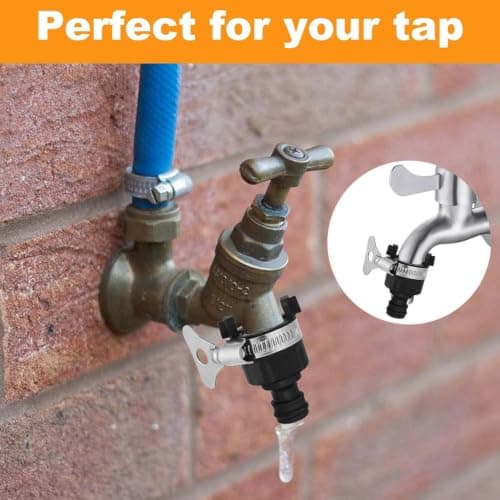 2pcs Universal Rubber Tap Connector 16mm Indoor and Outdoor — view 4