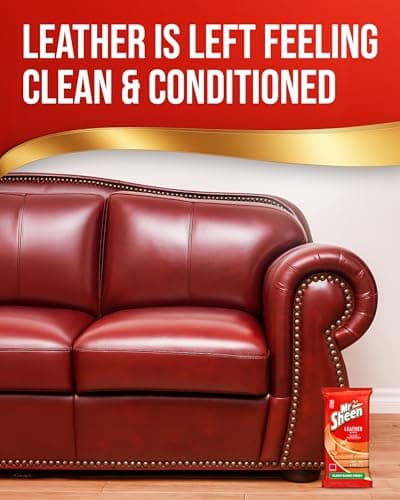 Mr Sheen Leather Wipes With Lanolin For Jacket & Sofas Pack Of 30 Wipes Pack of 3 (Total 90) — view 5