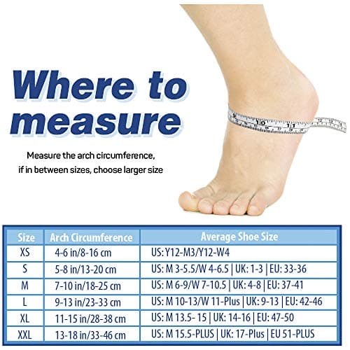 OrthoSleeve FS6 Plantar Fasciitis Foot Compression Sleeves, Natural Large — view 3
