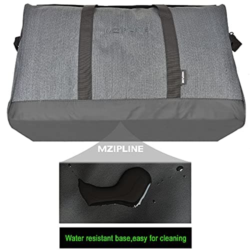 MZIPLINE Smell Proof Duffle Bag,Large Scent Odor Proof Sport Gym Overnight Weekender Bag,Big Capacity Smell Proof Stash Travel Duffel Bag With Carbon Lining, Grey, L, Large Duffel Bag — view 4