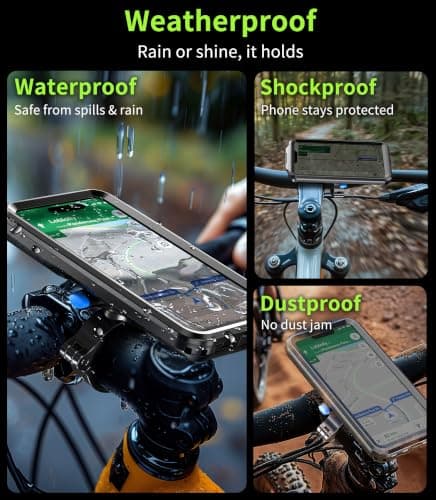 Cozycase Anti Theft-1S Lock/Unlock-Waterproof Shockproof Bike Phone Mount — view 3