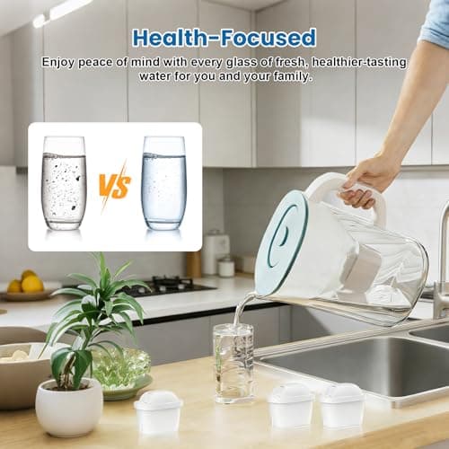 12-Pack Universal Water Filter Cartridges,Replacement for Brita Filter Jugs — view 5