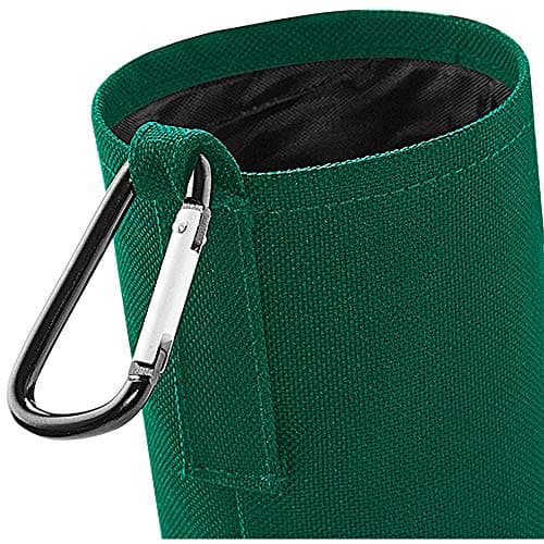 Quadra Water Bottle And Fabric Sleeve Holder (One Size) (Bottle Green) — view 3