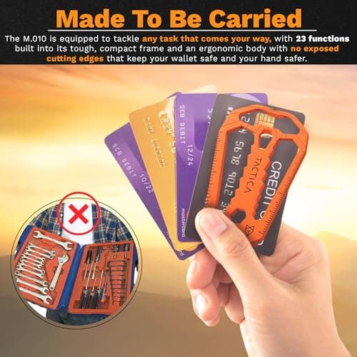 M010 Credit Tool Card (Orange) — view 6