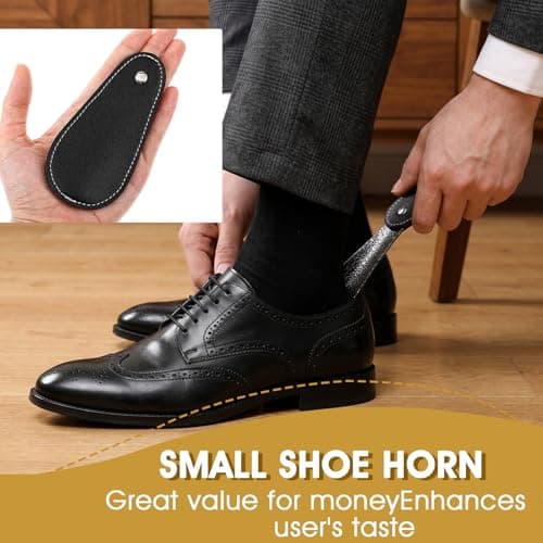 Ymapinc 3.5 Inch Small Shoe Horn, Metal Travel Shoehorn — view 5