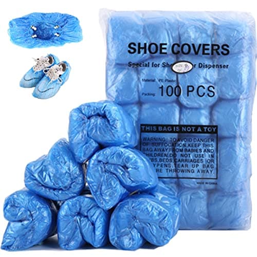 LCPCX Disposable Shoe Covers 100 Pack for Shoe Cover Dispenser