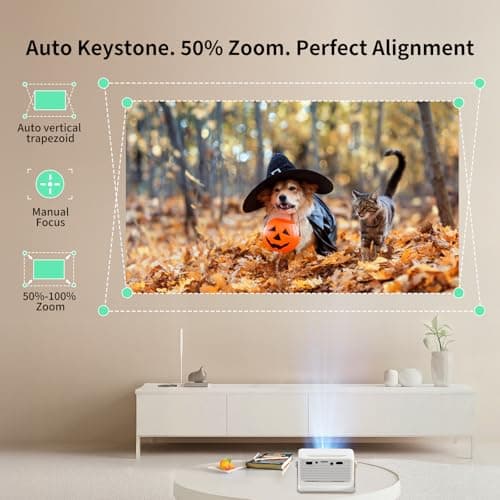 Yoton Y3 Mini Projector, 317g Ultra-Portable, 360° Rotating, Auto Keystone — view 6