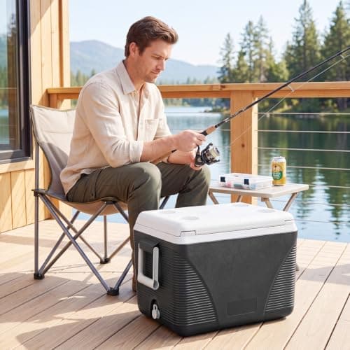 TANGZON 41 L Portable Hard Cooler Box, Heavy Duty Ice Chest (41L) — view 4