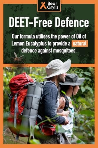 Bear Grylls Mosquito Repellent Spray 100ml | Crafted for Adventure | DEET-Free | Long-Lasting Protection | Insect Repellent | Tropical Strength — view 3