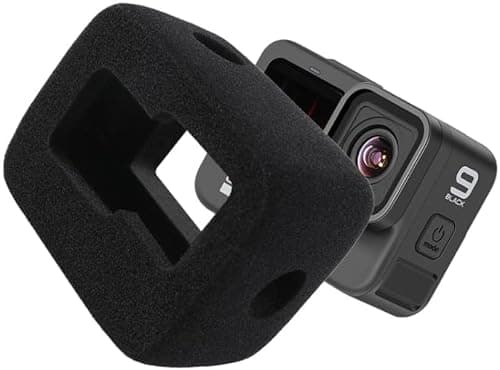 Wind Protection Windproof for Action Camera, Noise Cancelling Sponge Protection, Compatible with GoPro Hero 12/11/10/9 — view 2