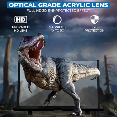 BAONUO Phone Screen Magnifier 14 Zoll, HD Mobile Phone Amplifier with Foldable Stand Holder, Movie Screen Magnifying Design Screen Amplifier, for All Smartphone — view 4
