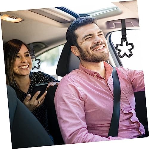 PRETYZOOM Cherry Blossom Car Warning Handle Strap 2pcs Nylon Plastic — view 3