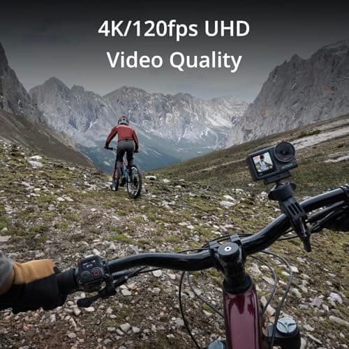 DJI Osmo Action 4 Standard Combo - 4K/120fps Waterproof Action Camera with a 1/1.3-Inch Sensor, Stunning Low-Light Imaging, 10-bit & D-Log M Color Performance, Long-Lasting 160 Mins, Outdoor Camera — view 5