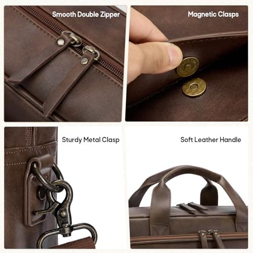 RAINSMORE Messenger Bags for Men 16 Inch Waterproof Laptop Bag — view 6